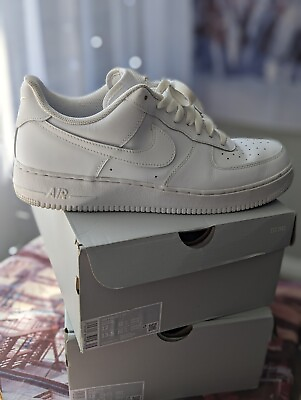 #ad Nike Air Force 1 #x27;07 Low Triple White Sneakers Trainers CW2288 111 Men#x27;s Size 12 $39.19