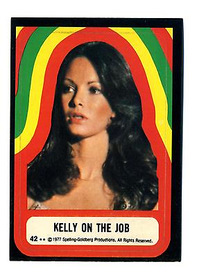 #ad Topps 1978 Charlie#x27;s Angels Series 4 Sticker Card #42 Kelly On The Job $1.39