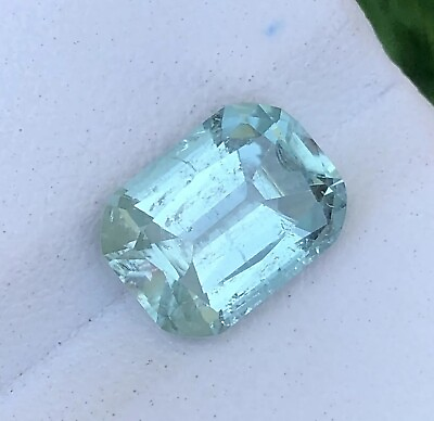 #ad 4 Carats Natural Faceted Cut Aqua Blue Tourmaline Gemstone from Afghanistan $180.00