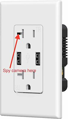 #ad The Best USB Outlet Home Security Camera WiFi IP HD 1080P Functional Outlets $125.99