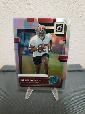 #ad 2022 Panini Donruss Drake Jackson Rated Rookie Silve Optic Preview #P 379 49ers $10.00