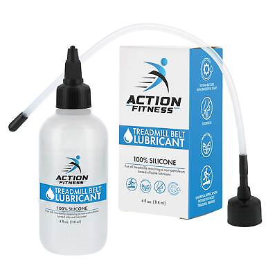 4oz Action Fitness 100% Silicone Treadmill Belt Lubricant Lube Application Tube $9.99