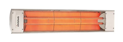 5000 Watt Electric Infrared Dual Element Heater 240 Voltage Stainless Steel $391.48
