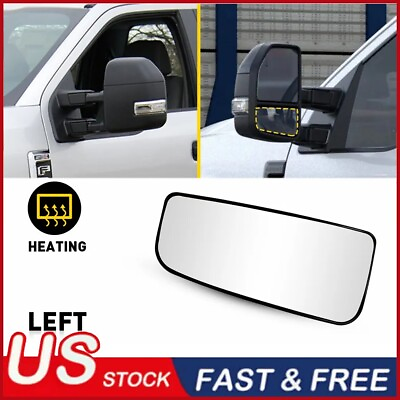 #ad For 2015 2022 F150 F250 F350 F450 F550 Tow Mirror Glass Lower Heated Driver Side $17.95