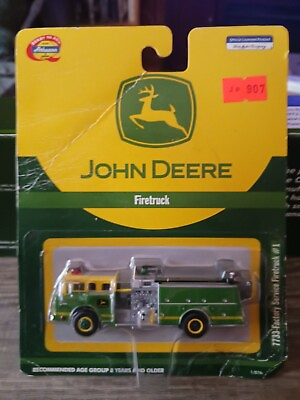 #ad HO Athearn RTR #7733 John Deere Fire Truck Engine Vehicle #2 BRAND NEW Sealed $65.89