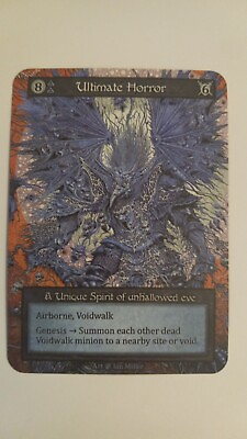 #ad Ultimate Horror Unique NM M Sorcery: Contested Realm Beta Sorcery TCG Near Mint $17.95
