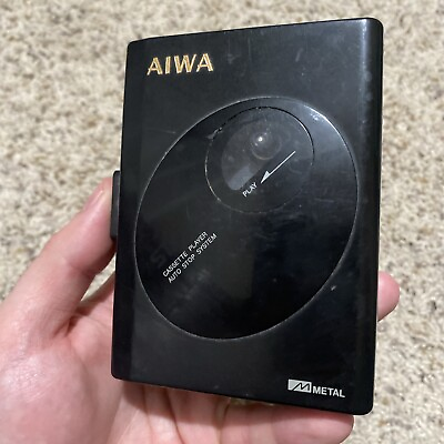 #ad VINTAGE AIWA Stereo Cassette Player HS P12 Tested Working Great Free Shipping $24.95