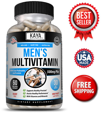 #ad Multi Vitamin for Men 60 Capsules Mens Prostate Multivitamin Multimineral Daily $9.98