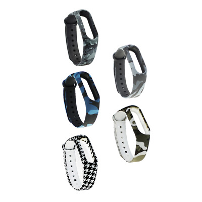 #ad 5 Pcs Men and Women Unisex Bracelet Wrist Straps Printed Wristband $11.29