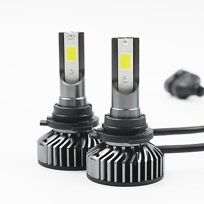 #ad LED Headlight Bulbs Conversion Kit High Low Beam Fog Light 9005 6000K 12000LM $10.38