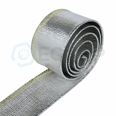 #ad Insulated Metallic Heat Shield Sleeve Wire Hose Cover Wrap Loom Tube 3 4quot; 3Ft $9.49