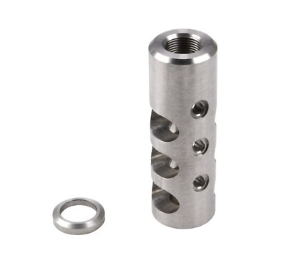 #ad 5 8#x27;#x27;x24 TPI Thread Stainless Steel Competition Muzzle Brake For 350 Legend $26.99