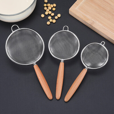 #ad Stainless Steel Colander Strainer Soup Spoon Hot Pot Oil Filter Skimmer Tools $3.10