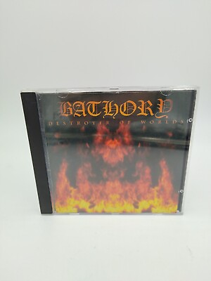 #ad Destroyer of Worlds by Bathory CD Jan 2003 Black Mark USA $15.96