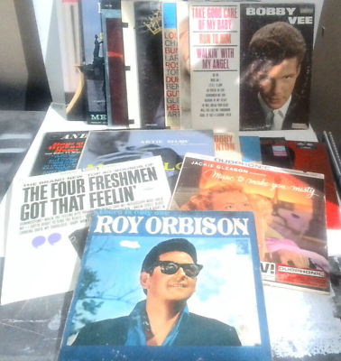 #ad 18 Vinyl Jazz Records TROPICAL FIRE Mitchell Ruff ROY ORBISON Bobby Vinton NN11 $129.99