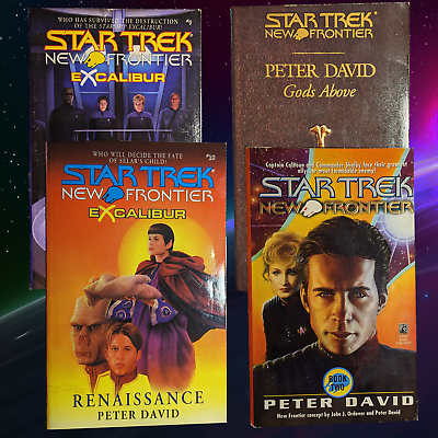 #ad Vintage 19980#x27;s Star Trek New Frontier Series Paperback Books quot;You Pickquot; $1.50