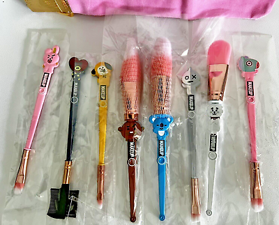 #ad New Cute Cartoon Style Cute Kawaii Blend Makeup Brush Collection BTS Set of 8 $23.51