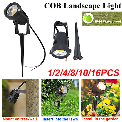 #ad 12V 5W LED Low Voltage Landscape Light Garden Outdoor Spotlight Waterproof J9F6 $10.69