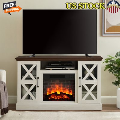 #ad #ad TV Stand Electric Fireplace Insert 3D Flame Effect Overheating Protection Sensor $222.00