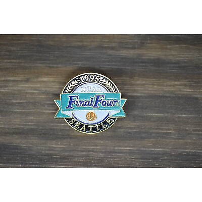 #ad 1995 Final Four Pennzoil Pin Badge Seattle Basketball NCAA Enamel $8.00