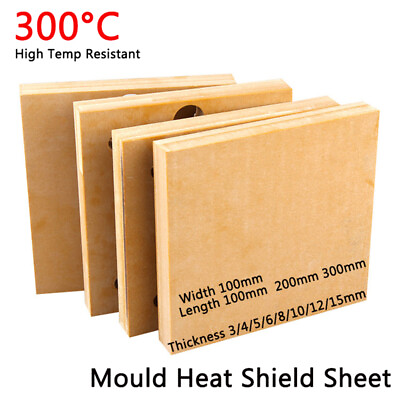 #ad Mould Heat Shield Sheet Thermal High Temp Insulation Fire Board HIGH TEMP 300℃ $39.99