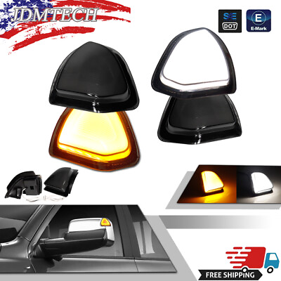 #ad Smoked LED Side Mirror Turn Signal Lights For Dodge Ram 1500 2500 3500 4500 5500 $29.69