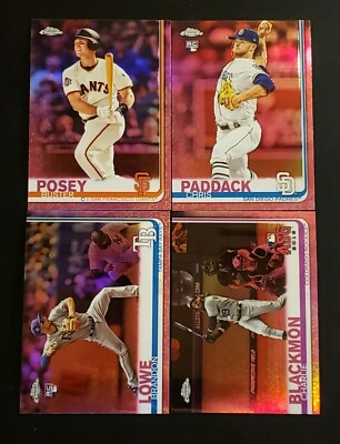 #ad 2019 Topps Chrome PINK REFRACTORS with Rookies You Pick the Card $1.20
