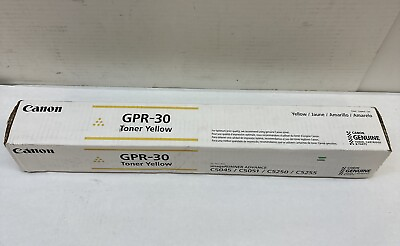 #ad Canon GPR 30 Yellow Original Toner Cartridge Brand New Sealed Genuine $44.99