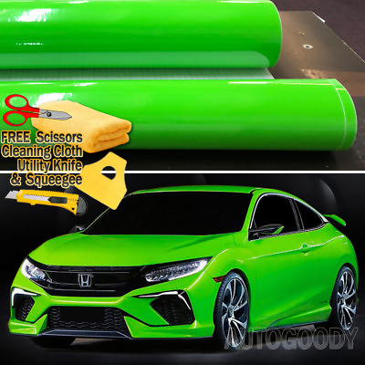 #ad #ad High Gloss Glossy Vinyl Film Wrap Sticker Decal DIY Bubble Free Air Release $59.74