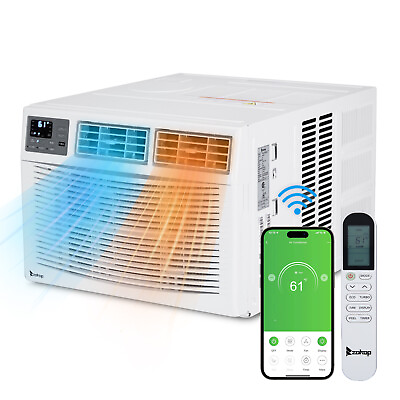 #ad 8000 BTU Window Air Conditioner with 4000 BTU Heater and Remote amp; APP Control $345.99