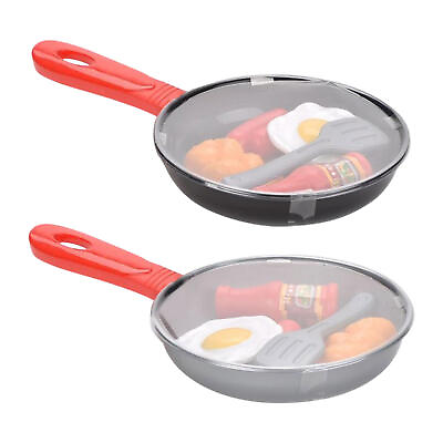 #ad Fry Pan Toy DIY Kids Play Kitchen Toys Pretend Cooking Playset Acccessories $10.02