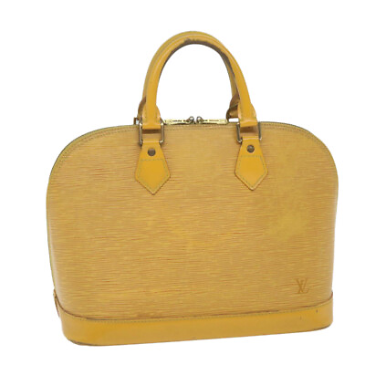 #ad LOUIS VUITTON Epi Alma Hand Bag Tassili Yellow M52149 LV Auth 59820 $240.80