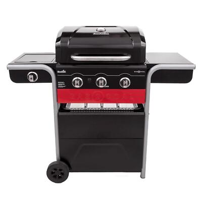 #ad Gas and Charcoal Combo Grill Char Broil Dual 3 Burner Side Burner Outdoor $527.99