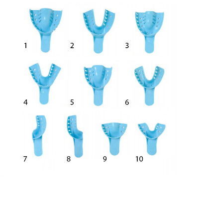 #ad Dental Impression Tray Perforated 10 pcs $4.99