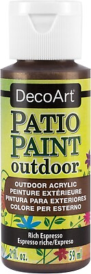 #ad DecoArt Patio Paint 2oz Rich Espresso $9.27