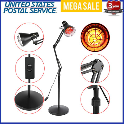 #ad Infrared Light Heating Therapy Floor Stand Lamp Muscle Pain Cold Relief CBK $46.54