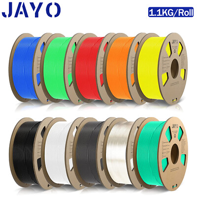#ad {BUY 10 PAY 6}JAYO PLA PLA PETG SILK ABS TPU 3D Printer Filament 1.75mm 1.1KG $7.39