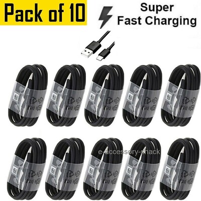 #ad 10x Type C to USB A Fast Charge Cable Cord Charging Quick Charger Bulk Wholesale $11.94