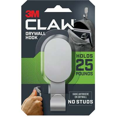 #ad 3M Claw 25 Lb. Silver Drywall Hook 3DH25SLV 1ES 3M Claw 3DH25SLV 1ES $13.13