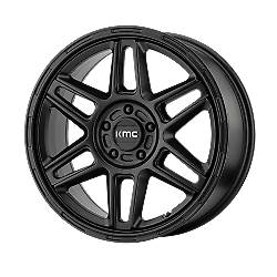 #ad KMC 17x8 Wheel Satin Black KM716 NOMAD 5x110 38mm Aluminum Rim $239.00