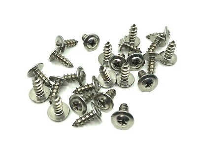 #ad wheel well moulding screws #10 x 1 2 with 7 16quot; head 25pcs GM stainless steel $8.50