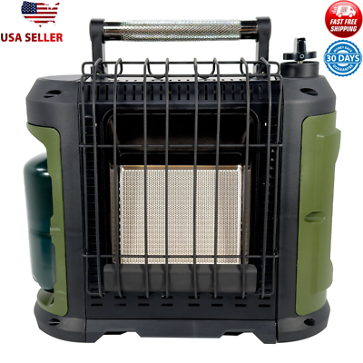 #ad Portable Propane Gas Heater 10000 BTU Space Heater Camping Outdoor Indoor Garage $84.08