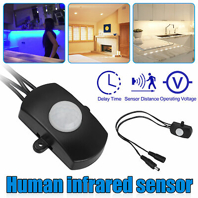 #ad 5V 12V Automatic Infrared PIR Motion Sensor Detector Switch for LED Strip Light $14.98