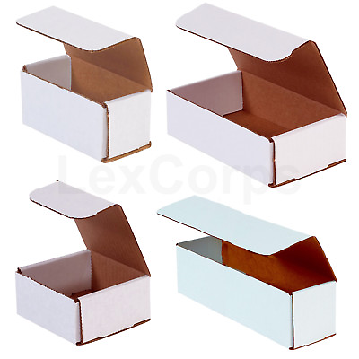 #ad White Corrugated Mailers MANY SIZES 50 100 200 Shipping Boxes $35.90