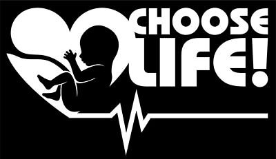 #ad Choose Life Pro Life Vinyl Cut Out Sticker $14.99