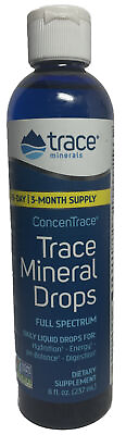 #ad Trace Mineral Research ConcenTrace Mineral Drops 8 oz Energy Exp: 3 28 Or Later $25.00