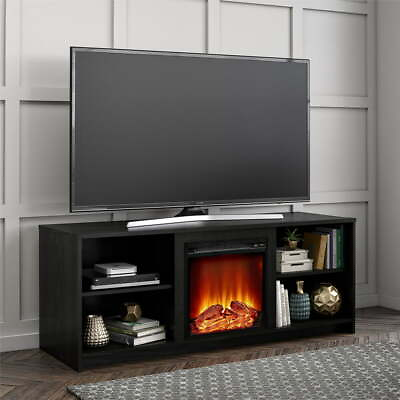 #ad Fireplace TV Stand for Tvs up to 65 Inch Electric Heater Entertainment Center $125.96