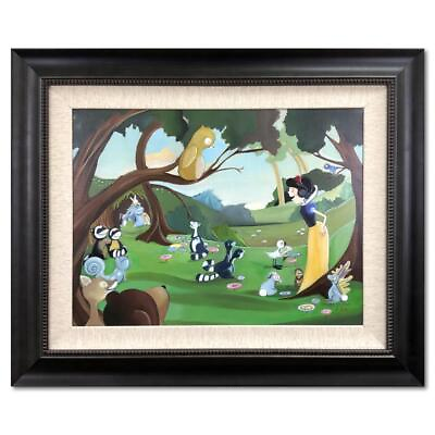 #ad Katie Kelly quot;Forest Friendsquot; Signed Disney Fine Art Framed Limited Edition $750.00