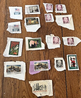 #ad Lot Of 17 US Used 8 Cent Stamps $13.50