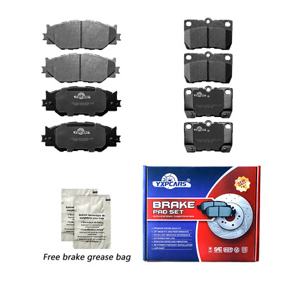#ad #ad Front amp; Rear Ceramic Disc Brake Pads For 2006 2007 2008 2009 2013 Lexus IS250 $33.49